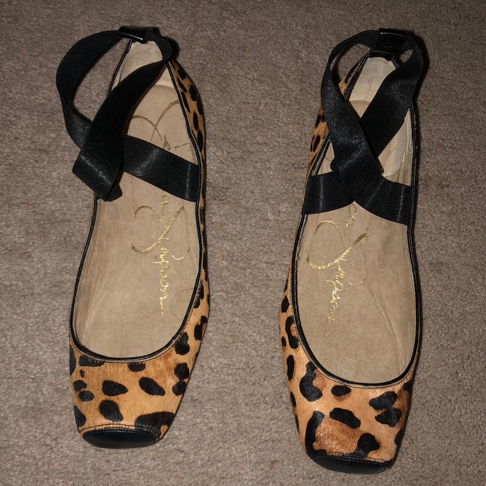 Jessica Simpson Leopard Ballet shoe